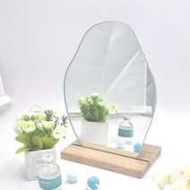 탁상거울 웨이브미러 비정형 디자인 거울(S), SW-07
