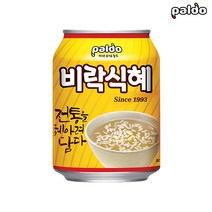 팔도 비락 식혜 캔 238ml, 18개