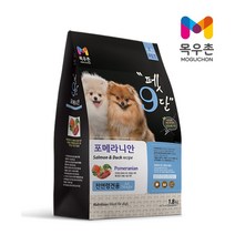 목우촌 전연령용 오리 펫9단 포메라이안 전용사료, 1개, 1.8kg