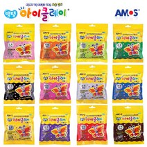 아모스 아이클레이 50g 초록, 100개