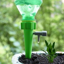 화분 링겔 원예 자동물주기 급수 물조절 공급기 가드닝 화초 텃밭 모종 베란다 가드닝, 그린