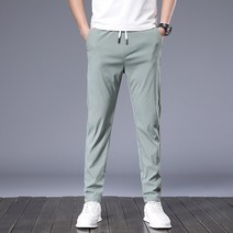 we WON! 남성용 마약 PR 밴딩 스판 팬츠 S~3XL