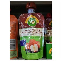 Comforts Sweet potato apple & black bean puree 콤포츠 고구마 사과 & 검정콩 퓨레 4oz(113g) 4팩