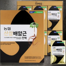 6년근 홍삼/산삼배양근 추출액으로 진한 충북인삼농협 - 산삼배양근진액 70ml x 30포 (쇼핑백 동봉), 70ml x 30포 2박스(쇼핑백 동봉)