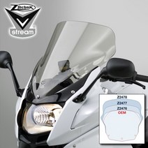 제트테크닉 BMW F800GT 13-17 스포츠 투어링 윈드스크린 Z2477, 1개