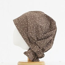 지오마켓 봄 여름 얇은 밴딩 실내 두건모자 중년 여성 주방두건 항암모자 헤어 머리두건