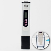 휴대용 간편 지하수 수질 검사 측정기 정수기 수조용품 수질농도 먹는물 TDS 가정용 어항 수질측정 EC 생수
