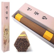 천연 연꽃향 인센스 스틱 (국산 제사향 차례 선향 분향 향불 인센스 스틱)