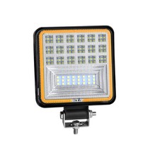 4인치 126W 콤보 LED 작업등 트럭 오프로드 트랙터 SUV 4x4 ATV 자동차 스팟 빔 운전 안개등 바 12V 24V 60, 05 1pc White Yellow