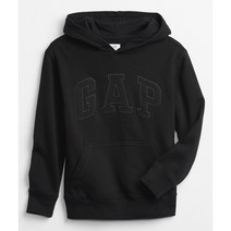 픽스키즈 GAP 갭키즈 로고 기모 후드티셔츠 블랙 GKHD2468076809 뉴코아괴정점