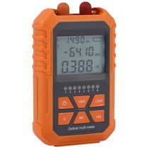 광파워메타 광섬유 테스터기 장비 측정기 광 파워 미터 시각적 결함 로케이터 네트워크 케이블 테스트 LED 조명 테스터 3 인 1 1MW 5km, 한개옵션0