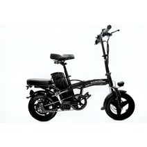 크로스 48V 400W 접이식 전기자전거, Black, K-Cross M23, 30Ah/1440Wh/pas70~150Km