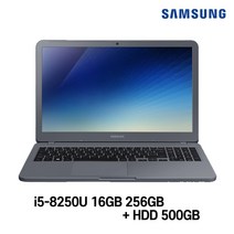 [samsung삼성전자그레이] 삼성전자 중고노트북 삼성노트북 NT551EAA i5-8250U 인텔 8세대 상태 좋은 노트북 15.6인치, WIN11 Pro, 16GB, 256GB, 코어i5 8250U, 나이트 차콜