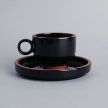 가성비좋은 커피잔세트 모음 카페 커피컵, 04_얼라인커피잔_블랙, 대(310ml)