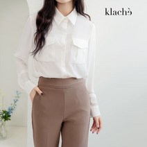 클라셰 데일리베이직투포켓블라우스 CB2WBL067A