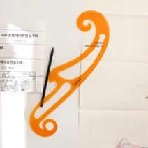 릴리패브릭 [키링] S모드자 S곡자 암홀자 곡선자 곡자 프렌치커브자