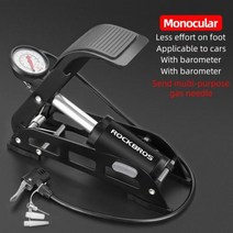 ROCKBROS 발 스마트 에어 펌프 타이어 전동 에어샥 고압 휴대용 자전거 전기 오토바이 자동차 공기 매일 팽창기, CHINA, 1개