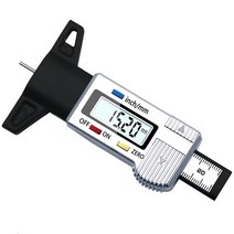 마이크로미타자동 측정 도구용 0.01mm 디지털 마이크로 미터 트레드 깊이 게이지 0-25mm LCD 카버 높이 기, 찢어진 조각
