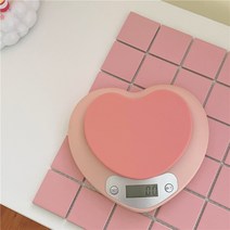LOVE 하트 디자인 디지털 저울 미세계량기 미니어처 베이킹 저울 이유식 다이어트 카페, 사랑의 저울 [0.1g/3kg] 충전식 모델