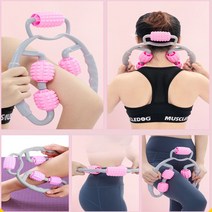 마사지기/셀프마사지/종아리마사지/붓기제거/하체관리/예쁜다리/5롤러 종아리마사지기, 블루