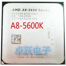 파워딜 AMD A 시리즈 APU X4 A8-5600K FM2 쿼드 코어 100% 제대로 작동 데스크탑 프로세서, 한개옵션0