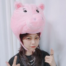 생활일번지 핑크돼지 머리탈 인형탈