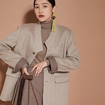 [꼬마크] 생활한복 여자 겨울 당코깃 울 블레이저 자켓 RK42G686