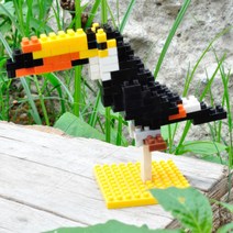 [알꿀밤-나노블럭-동물] W토코투칸W