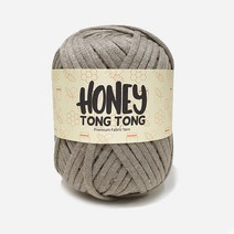 니뜨 허니통통실(100g) / 니뜨털실 뜨개질실 손가방소품실 가방뜨기 러그뜨기 젤리얀킹 허니통통, 108_멜란브라운, 1개