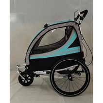 자전거 접이식 후면 장착형 견인 수레 바이크 트레일러 트롤리왜건, F. 레이크 블루
