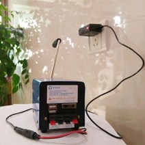 비상용 수동 자가 발전기 고출력 소형 USB 충전기, 충전가능대전축전원, 1개