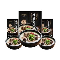 선비찬 사골순대국 600g X 4봉 국산토종순대 고기 HACCP시설조리, 4팩
