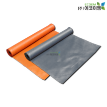 에코이엠 PVC 방염코팅 그라스포 / PVC 코팅포 / 방화포 방염포 / 임시소방시설, 주황색, 0.18mm x 1m x 50yard