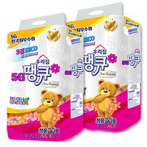 정품 플라워 땡큐 3겹 롤 화장지 휴지 30롤 2팩