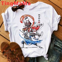 아바타 물의길 피규어 용품 아바타 The Last Airbender T 셔츠 여성 Appa Tshirt Funny atar Graphic Te, 06 87182_01 XXS