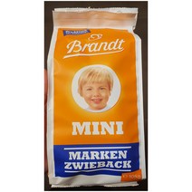 (독일마트) BRANDT 브란트 미니 러스크 담백한 과자 105g 6팩 Mini Markenzwieback