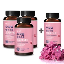 큐린스 수국잎 열수추출물 프리미엄정 1000mg x 60정, 3통