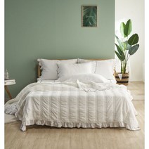 용물상 프릴 마시멜로 고밀도 면 포플린 차렵이불 K