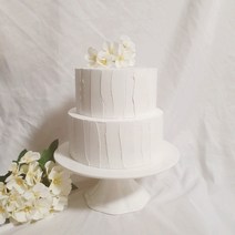 괌이베베 2단 모형케이크 생크림 클레이케이크 셀프 돌상 백일상 100일 재료