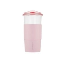 스텐락 국내산 트라이탄 아이콘 텀블러 650ml 체리블라썸 스텐빨대세트증정