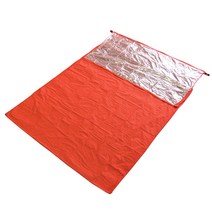 야외 등산 캠핑 열반사 보온 침낭 캠핑 응급 구명 담요 보온 2인용 침낭, 이중 봉투 200cm * 폭 145cm