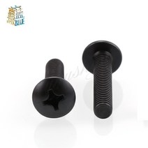 둥근머리볼트 TM M2M2.5 M3 M3.5 M4 M5 M6 나사 필립스 트러스 버섯 머리 볼트 5-50 개 검정색, [01] M4 20pcs, [13] 12mm, 50개