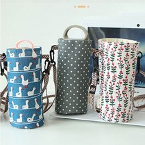 텀블러 파우치 초등학생 물통 가방 어린이집 유치원 물병 파우치 물통 커버 집 /3컬러, 오리