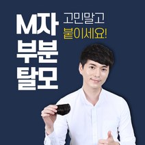 투애니위그 남자 앞머리 가발 5종 M자해결 부분가발 앞머리가발, 1개, 멀티볼륨(볼륨없는윗머리에추천)_자연검정