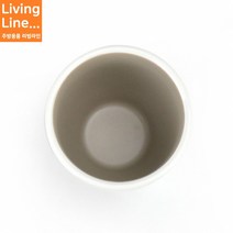Kitchen 고급 멜라민 물컵 2색 한정식 물잔 식당컵 물잔, ♡컵 투톤그레이 03315♡, [ 1개 ]