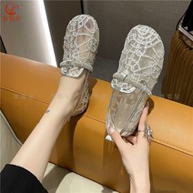 셀럽당 여성화 어부화 플랫 레이스 메쉬 펀칭 슬립온