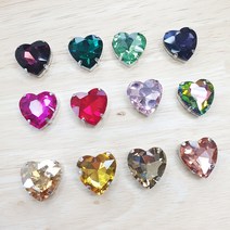 18mm하트 캡보석 (5개), 핑크