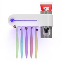 TAISHAN 칫솔 살균기 전기/일반 칫솔용 UV 칫솔 홀더 그레이