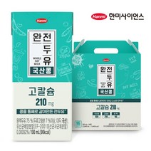 한미 완전두유 콩 고칼슘, 190ml, 16개