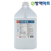 에탄올 83% 손소독기 리필용 기구 손잡이 공간소독용 알콜 업소용 식탁 의자 소독제, 4L, 1개